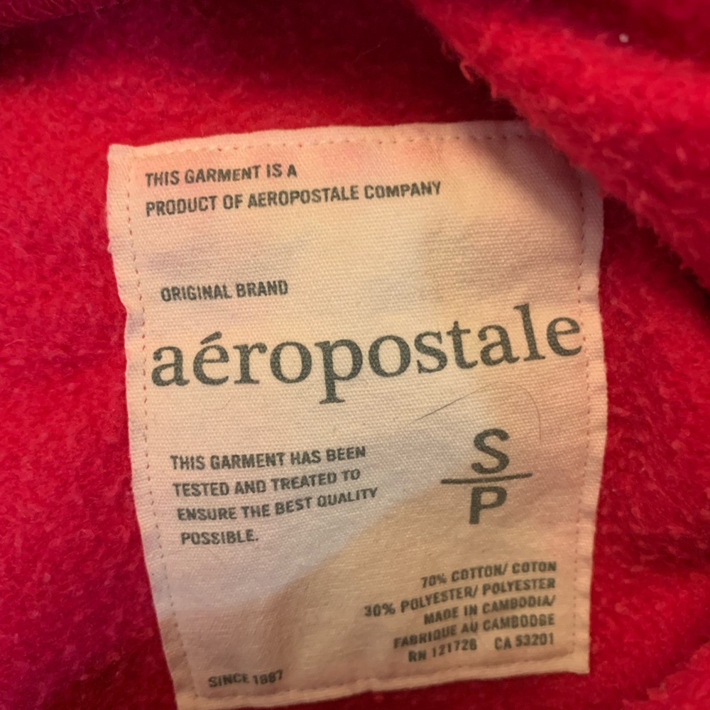 Aeropostale Pink Hoodie - Picture 3 of 4